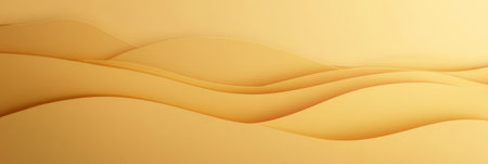 3D, Soft Yellow, Seamless, Low Profile, Wavy Background, Monochromatic, Elegant Minimalismの素材