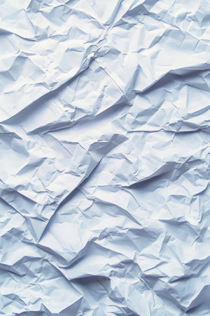 Close Up, White, Textured Background, Abstract Full Frame of Rough, Crumpled Paper Textureの素材