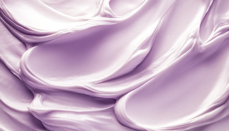 Gentle Lilac Cream Texture Background Elegant Design With Monochromatic Colors And Soft Wavesの素材