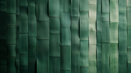 Seamless Pattern of Textured Oriental Green Bamboo, Ideal Wallpaper Background for Zen Designの素材