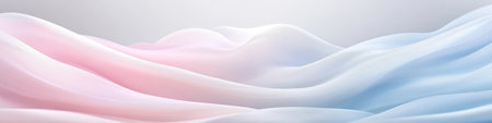 Pastel Blue And Pink Flowing Waves Stream Convergence, Background, Technology, Futuristicの素材