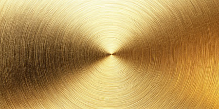 Reflective Gold Polished Metal Texture Background Design, Luxury Golden Surface Wallpaperの素材