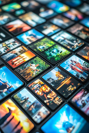 Vivid Travel Photo Collage, Adventure and Exploration Memories, Wall Decor, Wanderlust Inspirationの素材