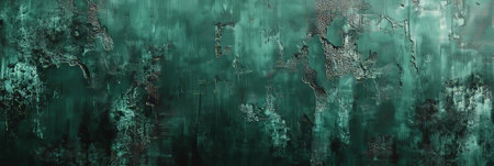 Abstract Teal, Green, and Blue Background With Grain for Graphic Design Projects or Presentationsの素材