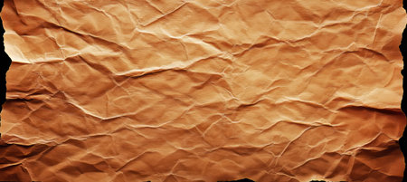 Old Paper Background, Ancient Parchment Texture with Age and Wrinkled Detail, Vintage Designの素材
