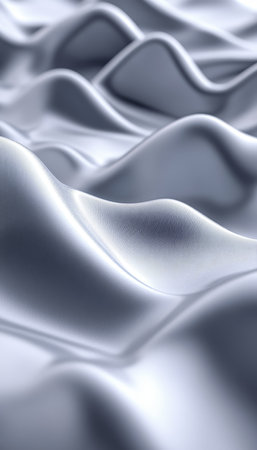 Abstract Monochromatic Wave Textured Background, Clean Minimal Design Element, Elegant Gray Patternの素材