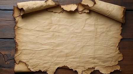 Antique Parchment Paper Vintage Texture Background, Blank Canvas for Historical Designsの素材