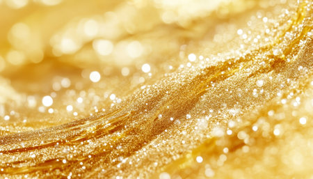 Abstract Golden Texture Shiny, Glittering Background for Luxury, Celebration, and Festive Designの素材