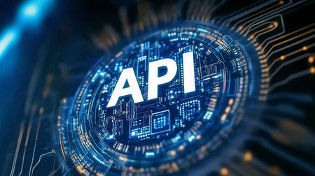 API Application Programming Interface Technology Concept. Business, Modern Software Development Toolの素材