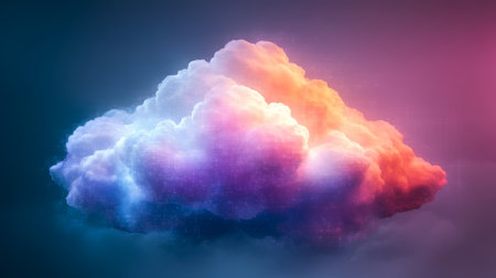 Dramatic cloud formation with ethereal lighting, creating a stunning and evocative sky scene.の素材