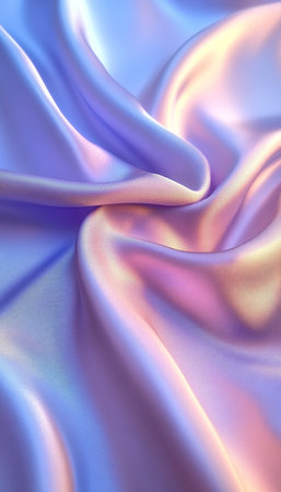 Abstract Liquid Mercury Iridescent Ripples of Blue, Violet, and Lavender - Artistic Fluid Flowの素材