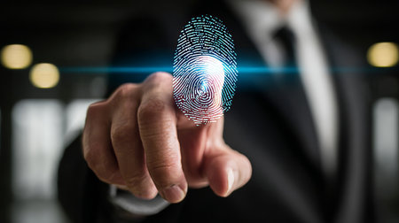 Identity Verification with Electronic Authentication and Digital Fingerprint Recognitionの素材