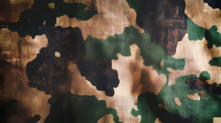 Worn Combat Green Khaki Fabric Pattern with Subtle Grit Spots for Effective Background Coverageの素材