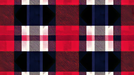 Seamless Textile Backdrop Featuring Classic Scottish Plaid Pattern in Rich Colors for Decorative Useの素材