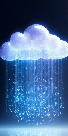 High-Tech Network Enhancing Global Communication with Innovative Cloud Technology Solutionsの素材