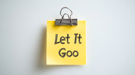 Let It Go A Motivational Concept for Releasing the Past and Embracing Self-Improvement and Growthの素材