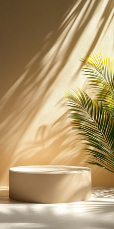 Modern Neutral Style Presentation Template Featuring Minimalistic Backdrop for Product Displayの素材