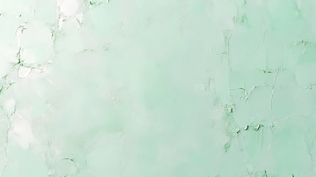 Calming light green pastel background with soft textures for peaceful and balanced design harmony.の素材