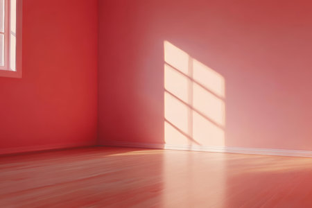 Soft Light Floods an Abstract Coral Abode, Showcasing Beautiful Floor Texture for Photography Needsの素材