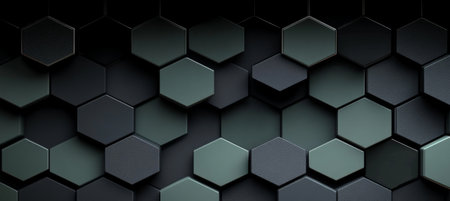Elegant and Luxurious Geometric Harmony with Modern Texture Background Featuring Detailed Hexagonsの素材
