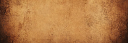 Distressed Brown Background with Vintage Paper or Worn Leather and Antique Grunge Texture Designの素材