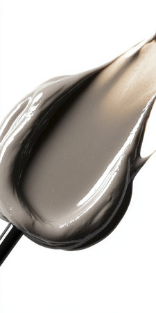 Smooth Light Shade Of Foundation Concealer Makeup Strokes and Swipes For Cream Foundation Sampleの素材