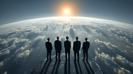 Visionary Leaders Embracing New Perspectives for Future Ambitions in the Global Economy Landscapeの素材