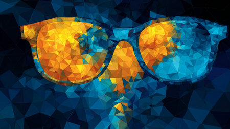 Stylish and Innovative Eyewear Collection Modern Glasses for Enhanced Visual Perception and Fashionの素材