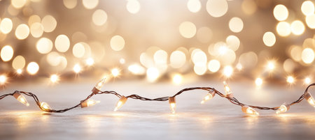 Charming Illuminated Serenity Festive Mood Creates a Magical Christmas with Lovely Bright Lights.の素材