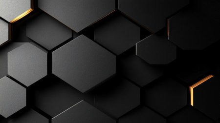 3D Geometric Texture with Rising Rectangular Shapes and Modern Dark Architectural Design Elementsの素材