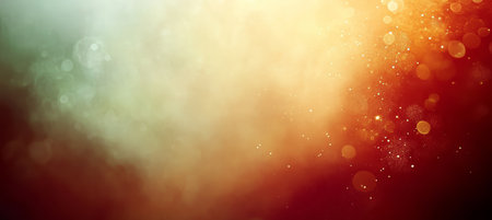 Soft Warm Blurred Light with Red Bokeh for Romantic Backgrounds, Abstract Textures and Overlaysの素材