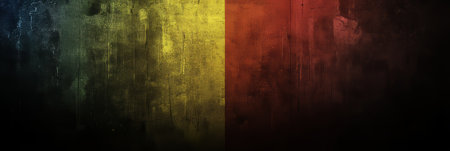 Vibrant Grunge Color Symphony A Stunning Abstract Painting for Bold Design Projects and Visualsの素材
