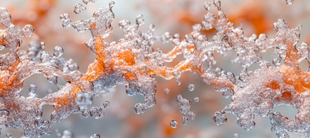 Futuristic Technology Merger Showcasing Year 2026 in Stunning 3D Render with Soft Focus Backgroundの素材