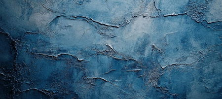 Textured Abstract Background in Shades of Blue with Grunge Effect for Artistic Canvas and Postersの素材