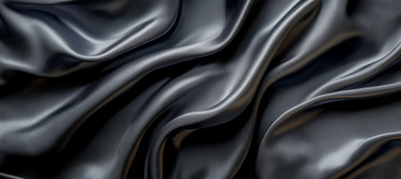 Stylish Dark Velvet Drapery with Crumpled Texture, Elegant Fabric Background Design for Fashion Useの素材