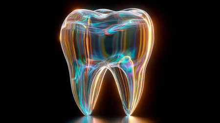 Luminous Molar Showcasing Innovative Dental Technologies and Modern Tooth Care Solutions Todayの素材