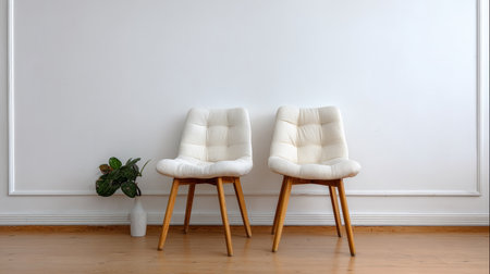 Stylish Modern Apartment Interior Featuring Comfortable Furniture and Minimalist Cozy Design Trendsの素材