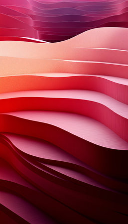 Pastel Peach Waves Texture Abstract Background with Gentle Monochromatic Colors for Elegant Designsの素材