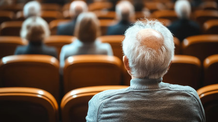 Seniors Engaging in Conversations, Sharing Perspectives on Life s Challenges and Joys Togetherの素材