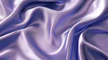 Luxurious Lavender Silk Fabric with Soft Texture and Flowing Waves for Fashion and Art Projectsの素材