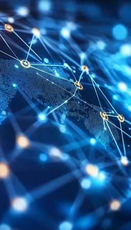 Innovative Global Communication Network Advanced Connectivity for Enhanced Business Intelligenceの素材