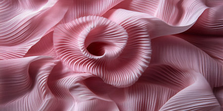 Abstract Rose Quartz Fabric with Gentle Waves and Delicate Texture for a Soft Feminine Backgroundの素材
