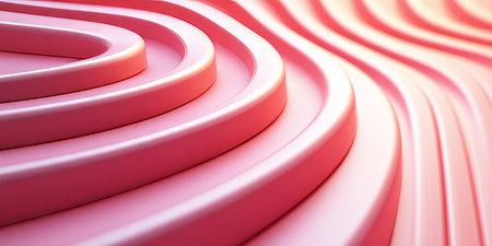 Elegant Abstract Waves with Flowing Lines and Textured Patterns in Soft Color Tones for Designの素材