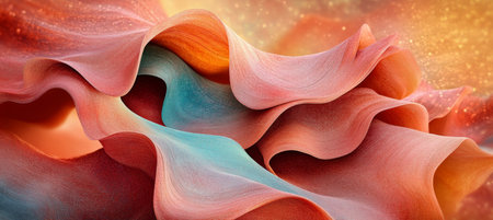 Mesmerizing Abstract Swirls of Colorful Hues and Fluid Shapes for Stunning Artistic Backgroundsの素材