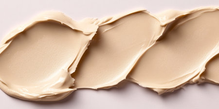 High-Quality Stock Image of a Professional Makeup Artist Applying Delicate Skin Tint on Model s Faceの素材