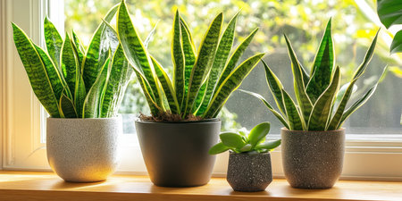 Stunning Indoor Plants Enhancing Modern Interior Spaces with Lush Greenery and Aesthetic Appealの素材