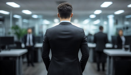 Leader Examines Office Atmosphere and Employee Engagement to Improve Modern Workplace Dynamicsの素材