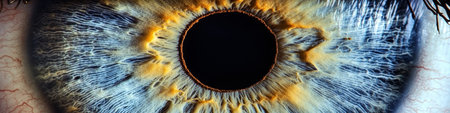 Detailed Eye Iris Pattern for Technological Perspectives in Healthcare and Security Industriesの素材