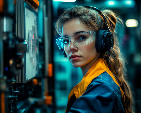 Technology Expert Optimizing Data-Driven Solutions in a Modern Digital Facility Environmentの素材