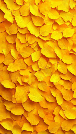 Elegant and Minimalist Seamless Wallpaper Design Featuring Textured Pale Yellow Sunflower Petalsの素材